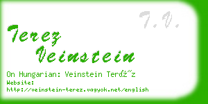terez veinstein business card